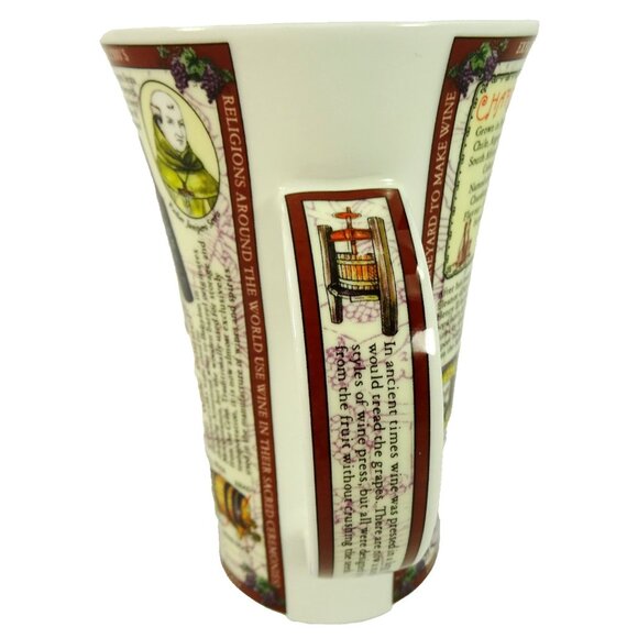 Dunoon Wines of the World Coffee Mug Tall Large Fine Bone China - Picture 2 of 9
